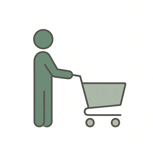 商品を選ぶイメージ