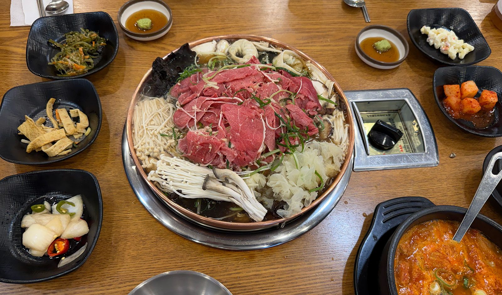 紅参スティックの試飲と打ち合わせ